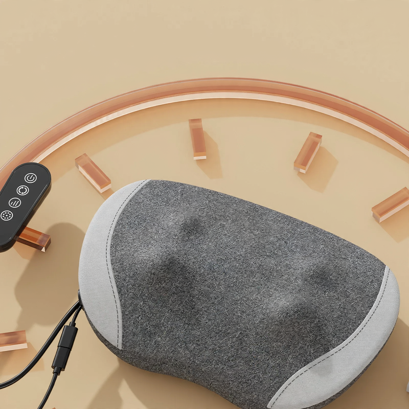 Car pillow with massage function and infrared