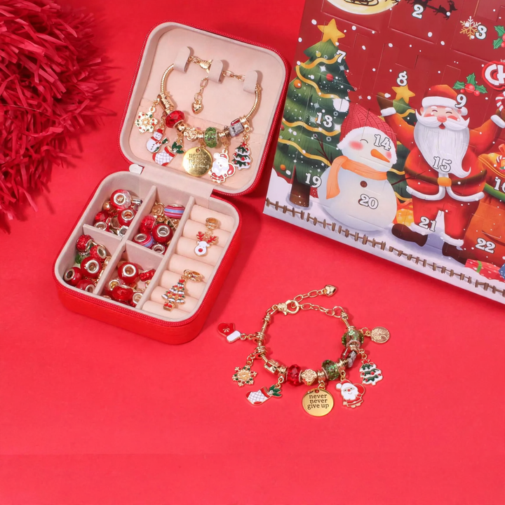DIY Advent Calendar with Bracelets for Kids