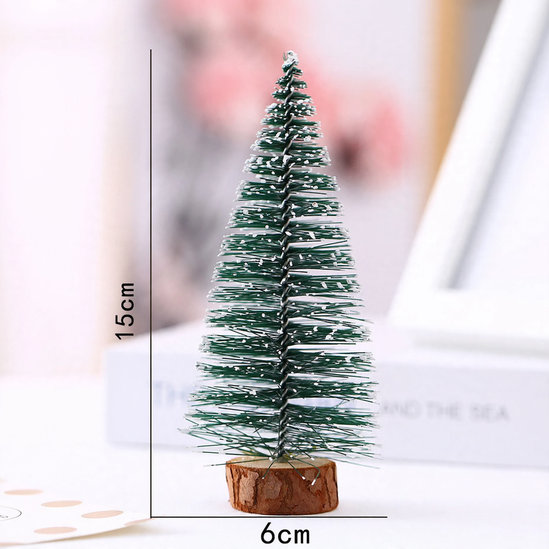 Mini Christmas tree made of PVC, snow-covered, various sizes
