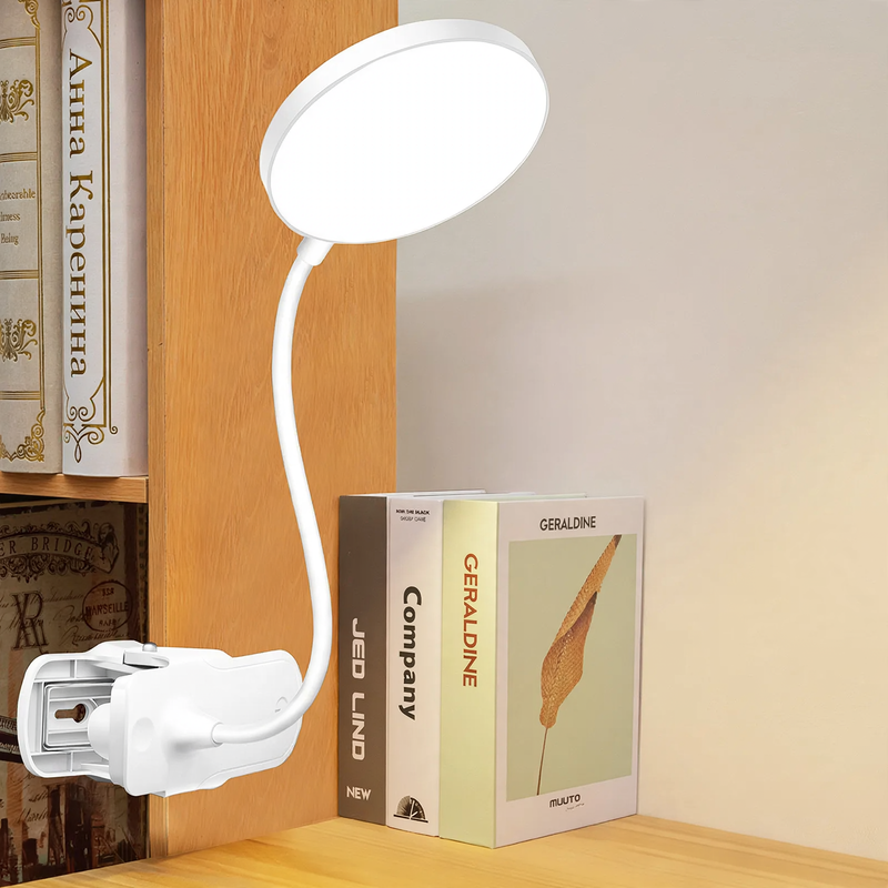 LED Clamp Lamp for Studying and Reading, Eye-Friendly