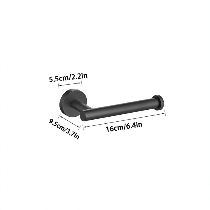 Bathroom towel holder set, stainless steel