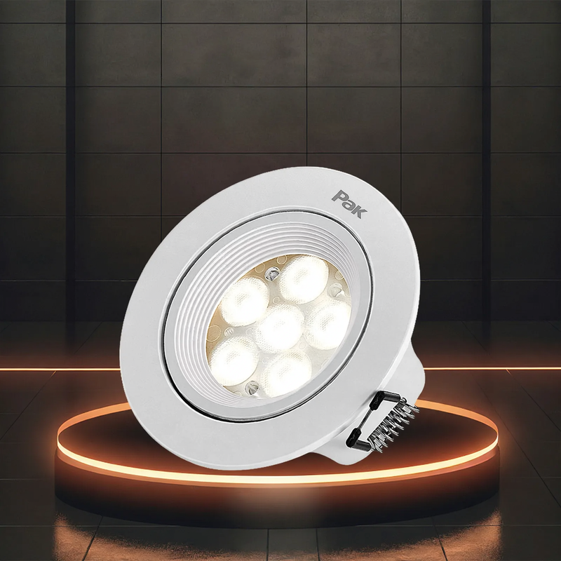 LED recessed spotlight 3–12 W, plastic