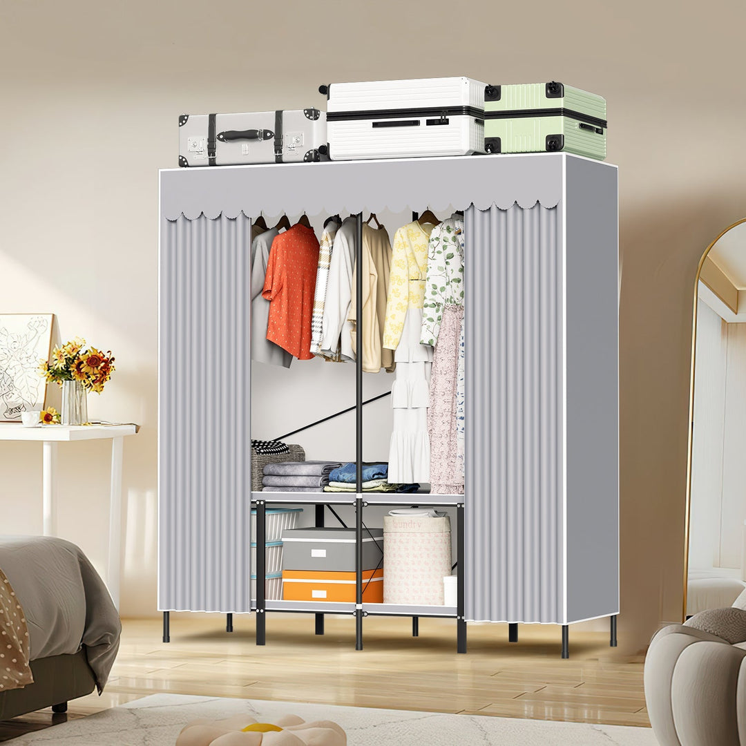 Foldable wardrobe bedroom cabinet | Stornfield