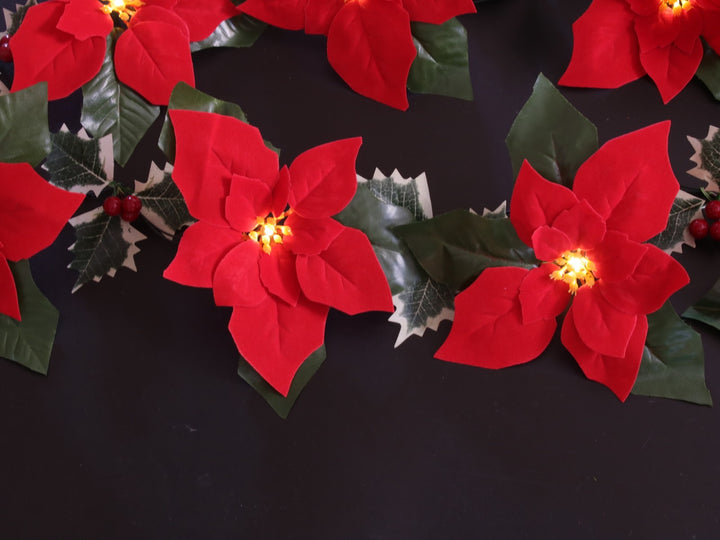 LED string lights with Christmas stars