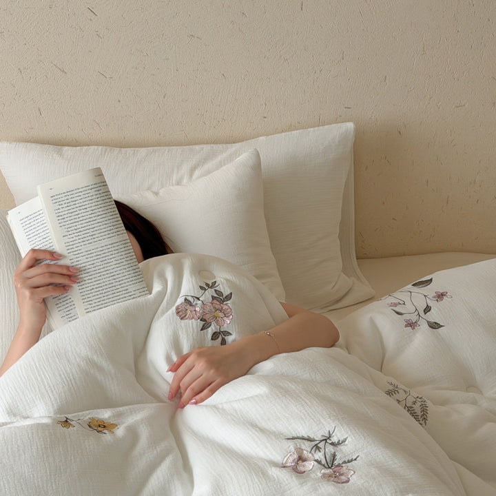 Cotton-silk duvet, 10% silk content, various sizes