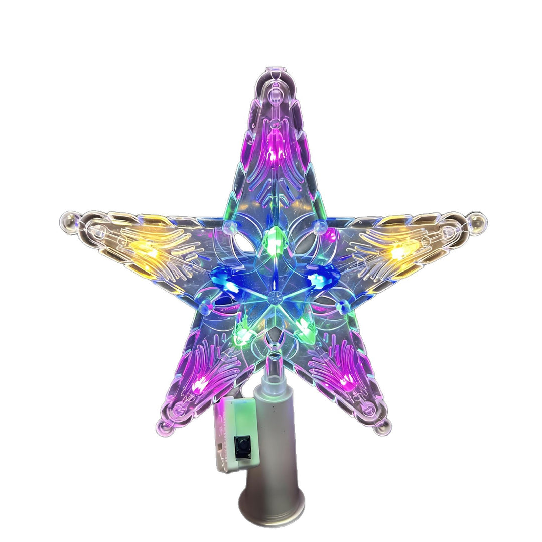 LED Christmas Tree Topper with Star Design