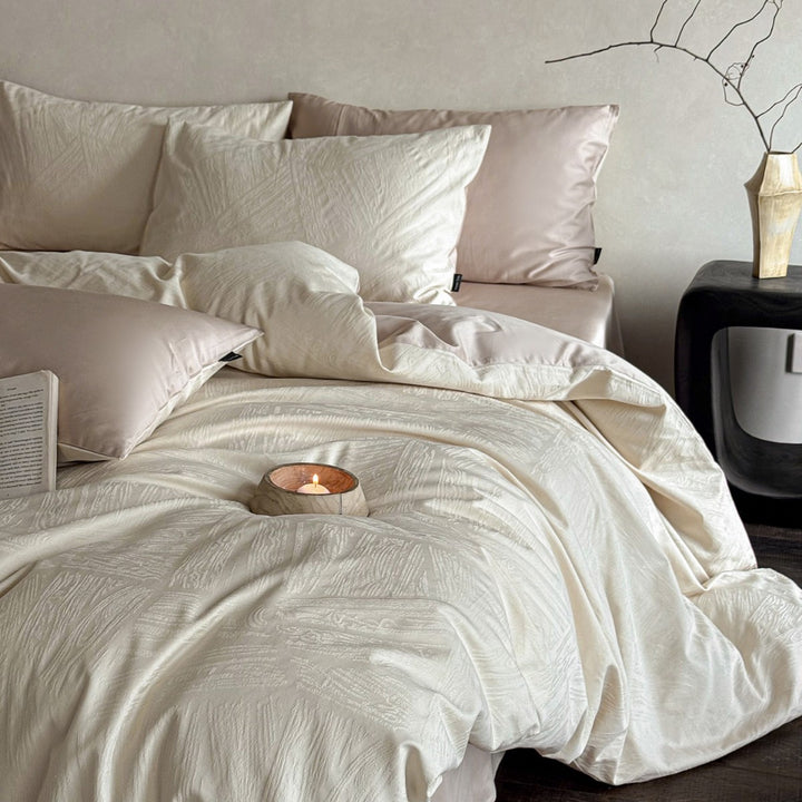 Long-staple cotton bedding, 100, satin binding