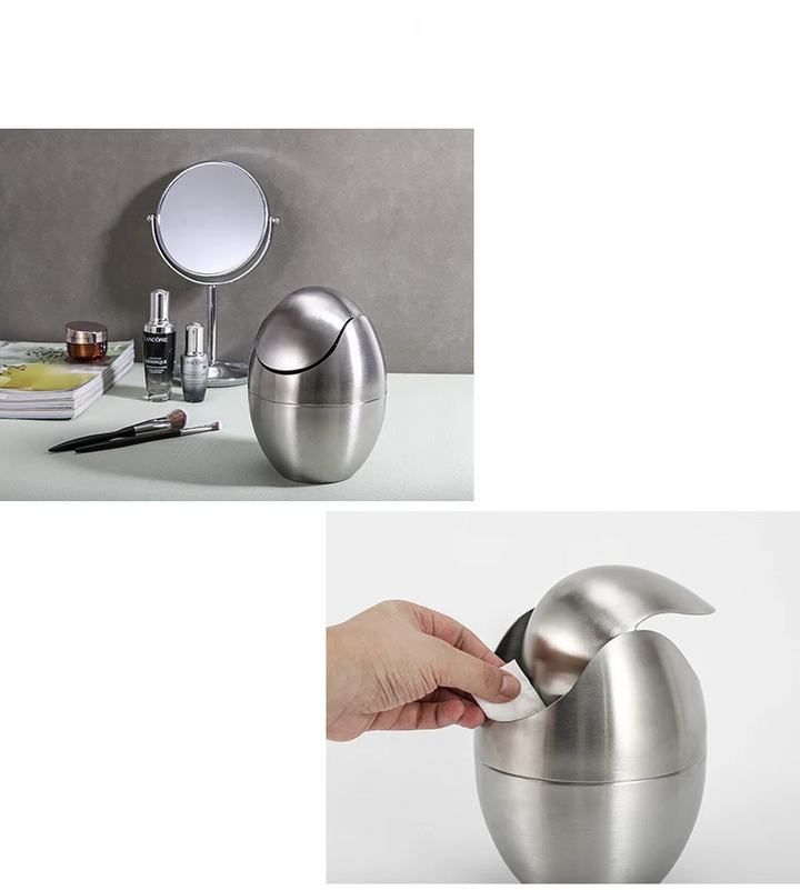 LuxBin Mini Trash Can made of Stornfield Stainless Steel