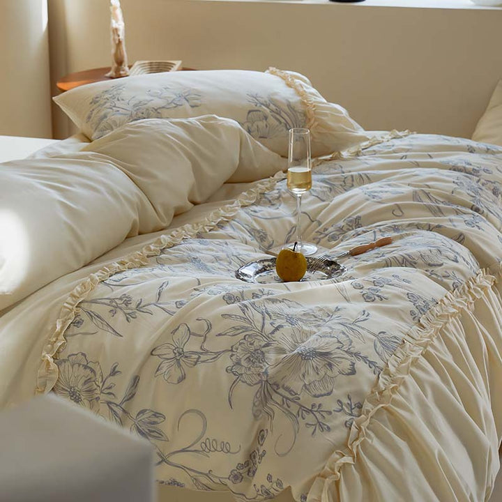 Bedding set made of long-staple camel hair, 100 cotton