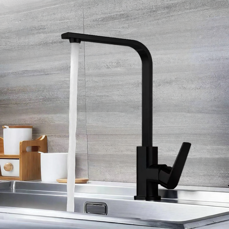 Stainless Steel Kitchen Faucet with Ceramic Valve