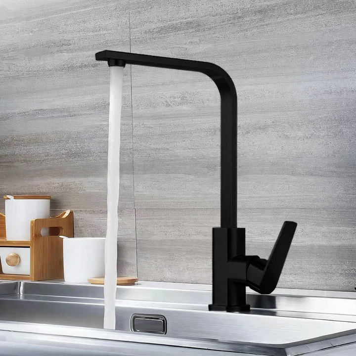 Stainless Steel Kitchen Faucet with Ceramic Valve