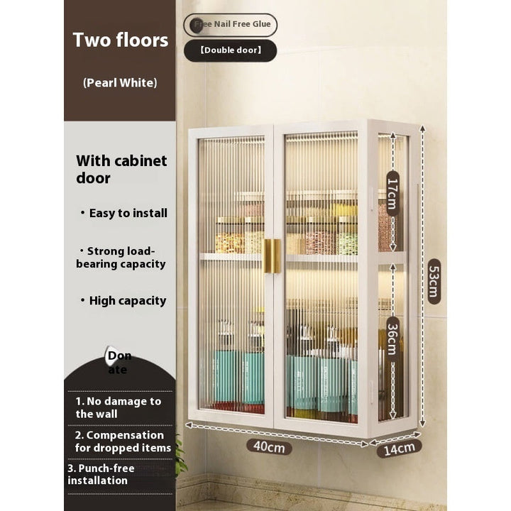Light Luxury Bathroom Cosmetic Storage Cabinet | Stornfield