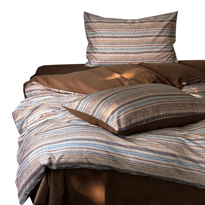 Cotton bedding set, 100s long-staple cotton, brushed