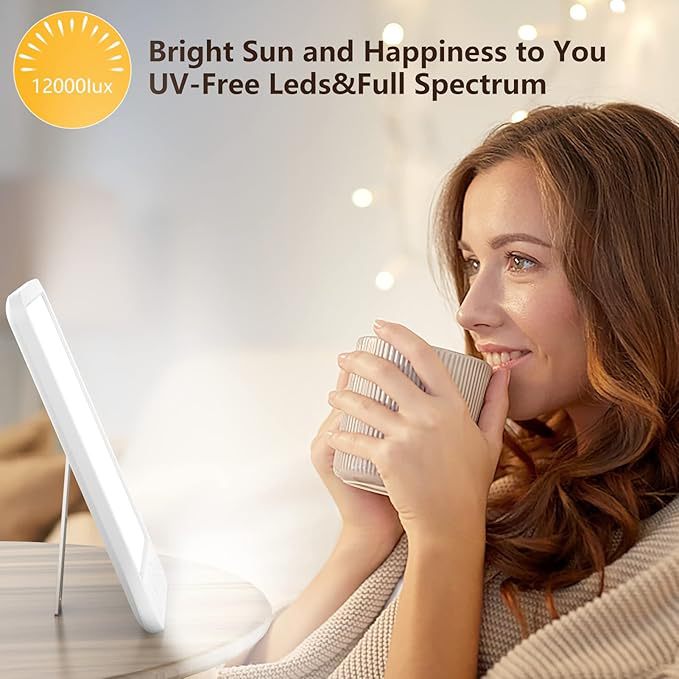 LED Light Therapy Lamp with Timer Function