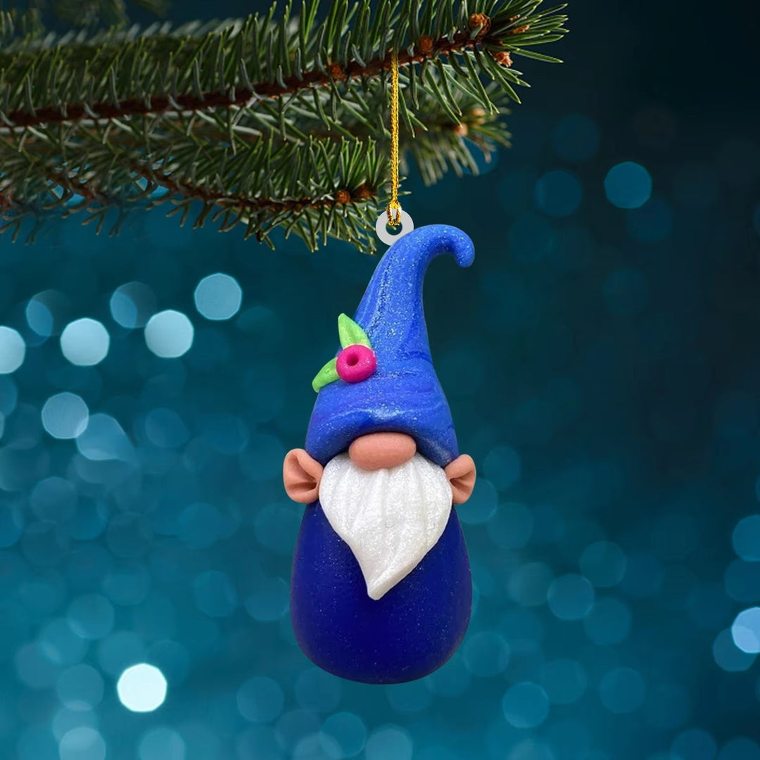 Christmas Gnome Pendant made of Acrylic