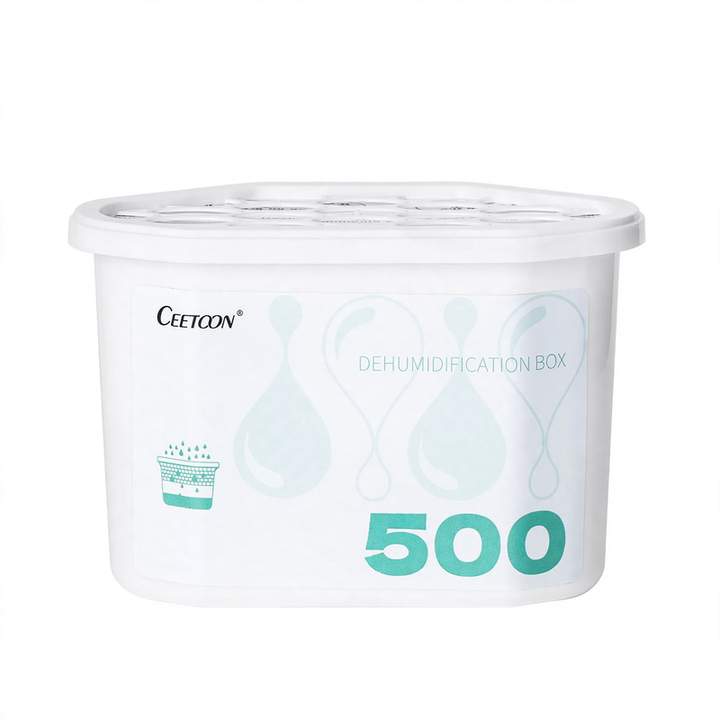 Dehumidification box for moisture regulation