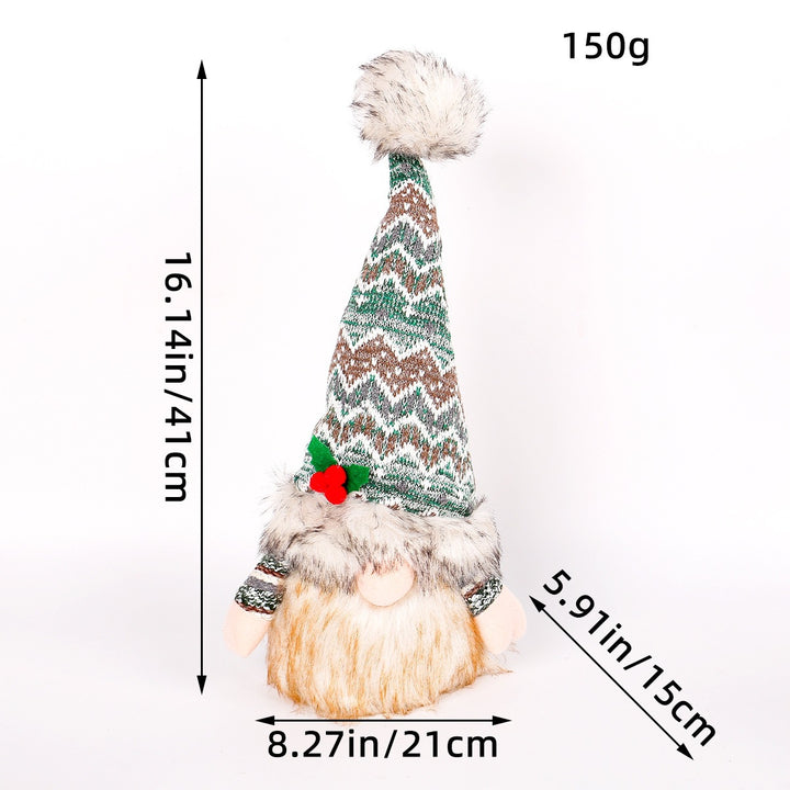 Bright Christmas Elf Figure with Sequins