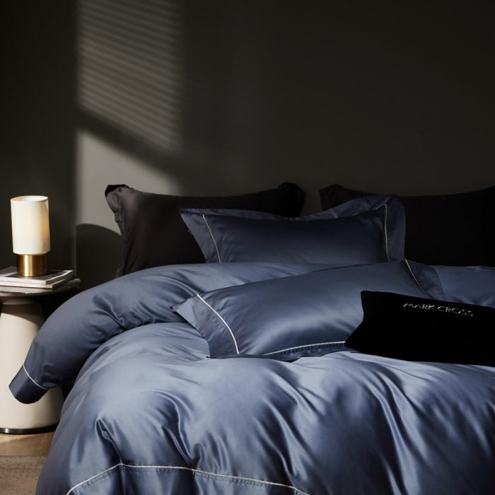 Luxury bedding set, 140 long-staple cotton, 4-piece