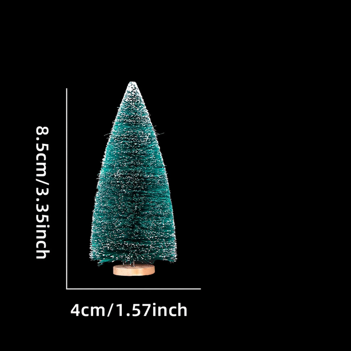 Mini Christmas tree made of sisal, table decoration