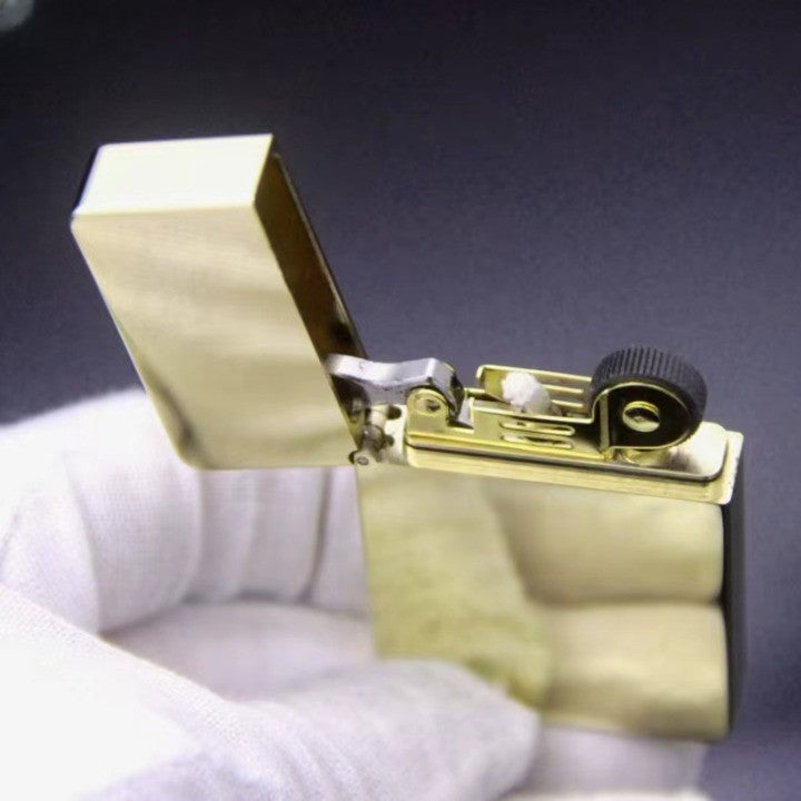 Classic Vintage Brass Windproof Lighter | Stornfield