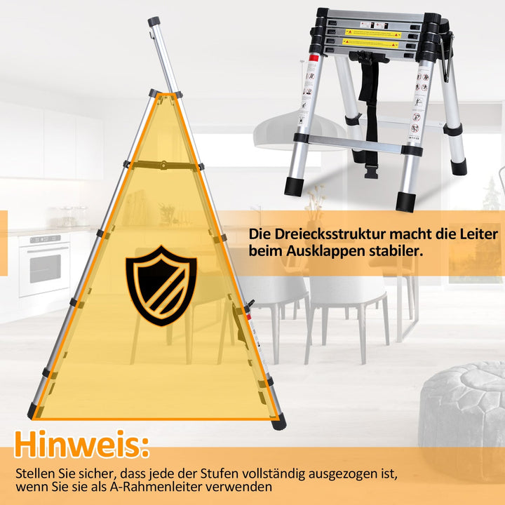 Telescoping ladder Folding ladder A-frame | Stornfield