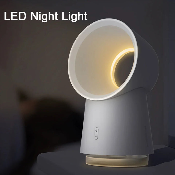 Bladeless USB Humidifier Fan with LED Night Light | Stornfield