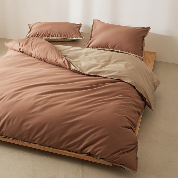 Bedding set, cotton, solid color, modern