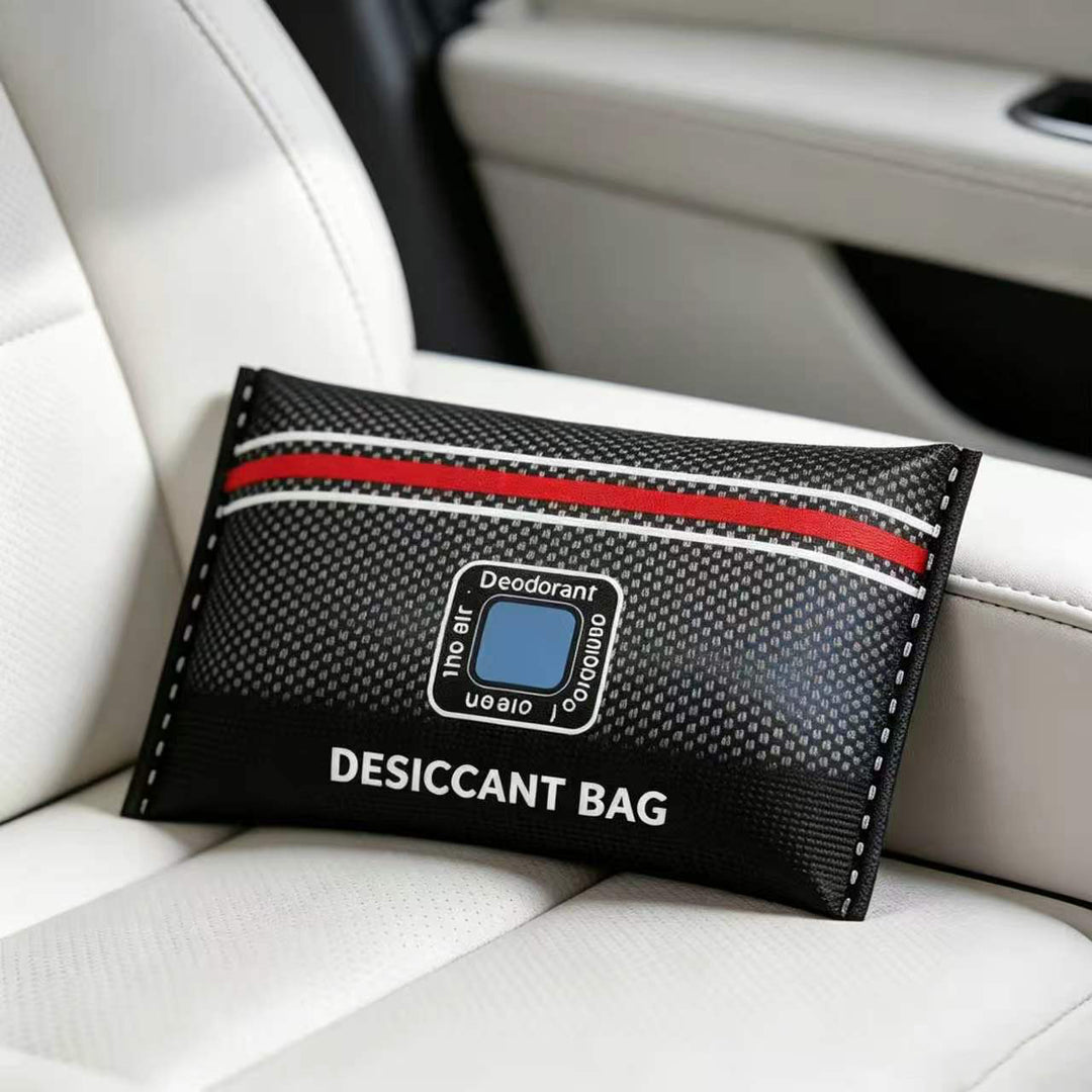 Silicone desiccant bags for moisture regulation
