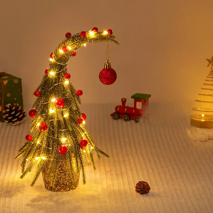 Mini Christmas tree, PVC, table decoration
