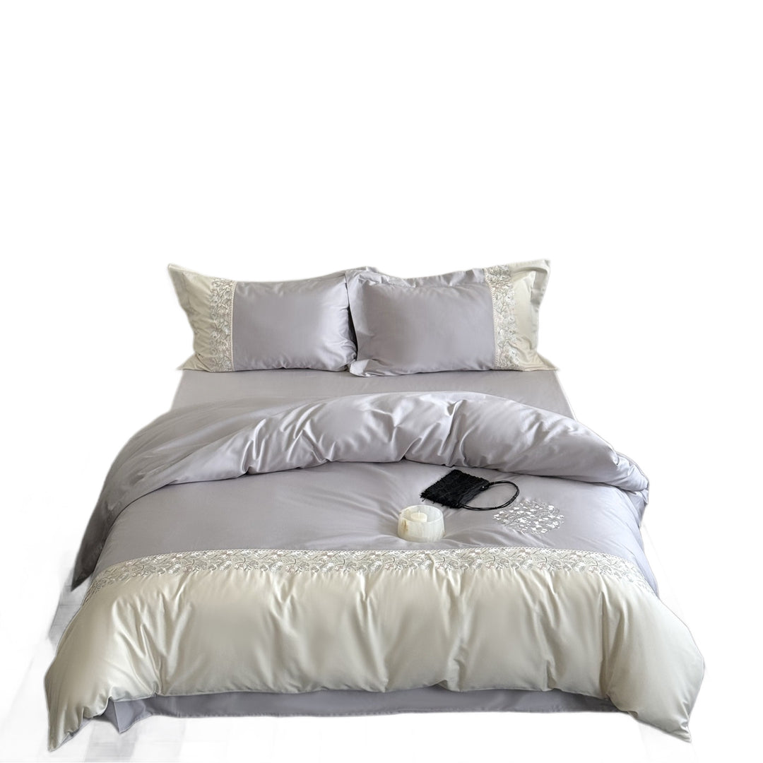 Romantic bedding set made of Egyptian long-staple cotton
