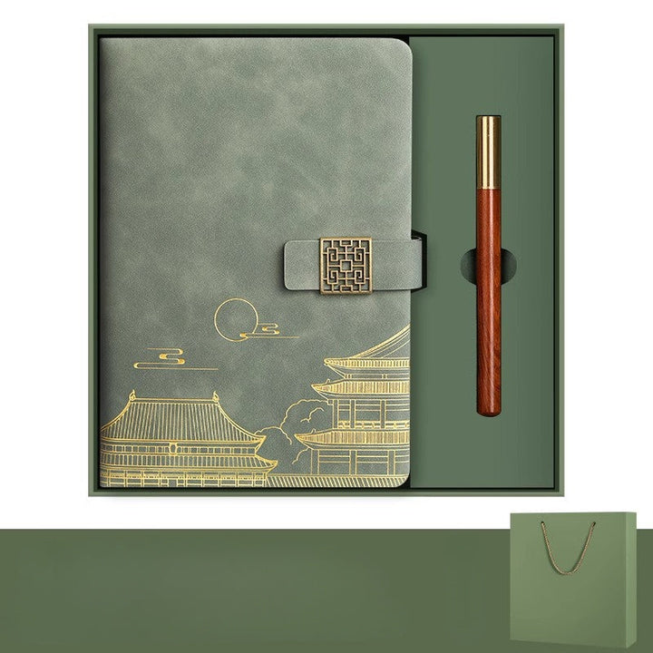 Imperia Luxe Gift Set – Notebook, Thermos Bottle and Pen in Gift Box | Stornfield