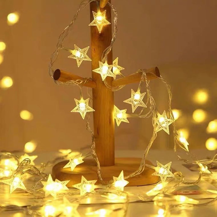 LED Star String Lights for Festive Decoration