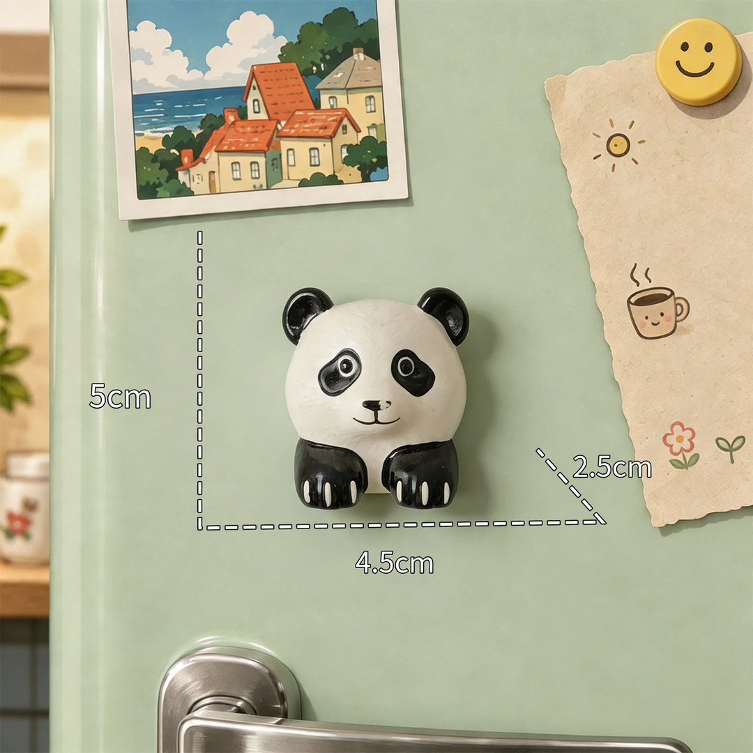 3D-tier magnets made of resin, cute designs