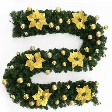 Christmas decorative wreath with lighting