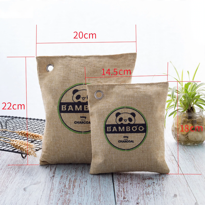 Bamboo charcoal bag for air purification