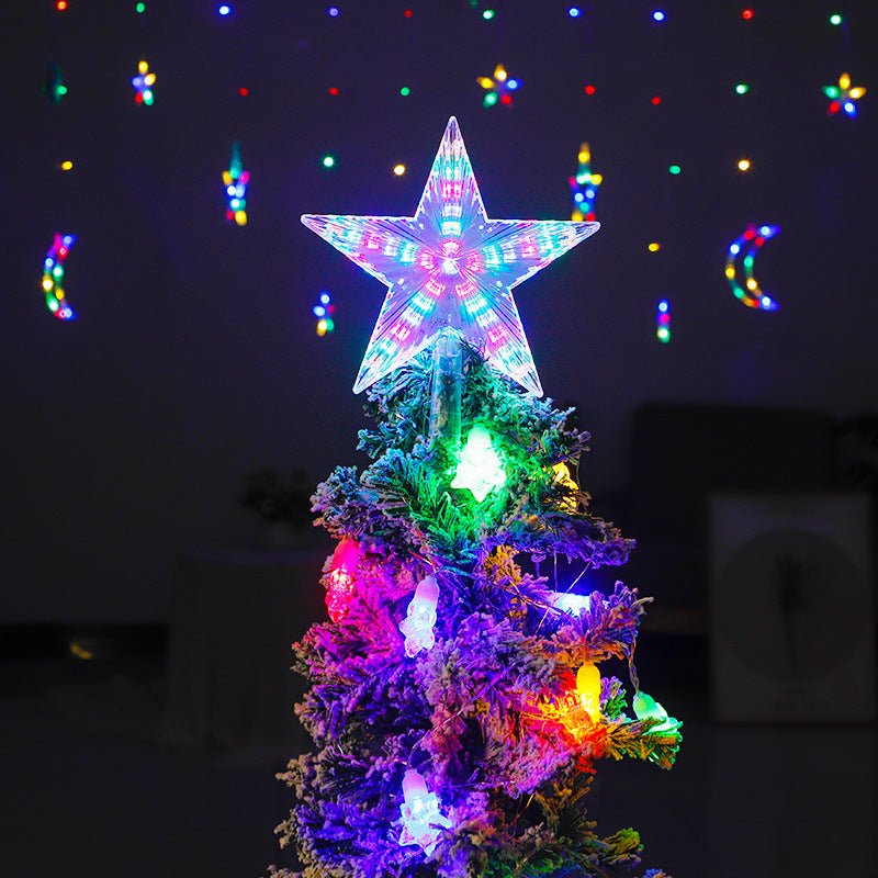 LED Christmas Tree Top Star with Lighting