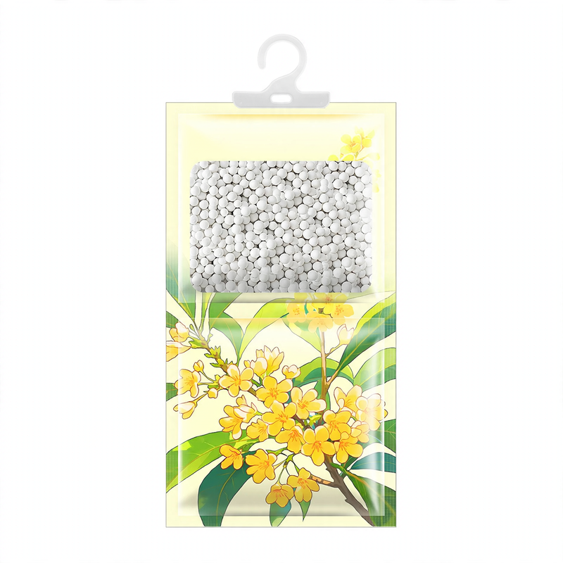 Hanging fragrance dehumidifier for wardrobes