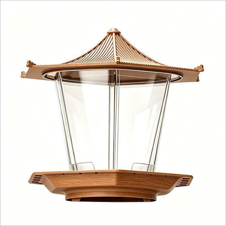 Bird feeder station for balcony and garden