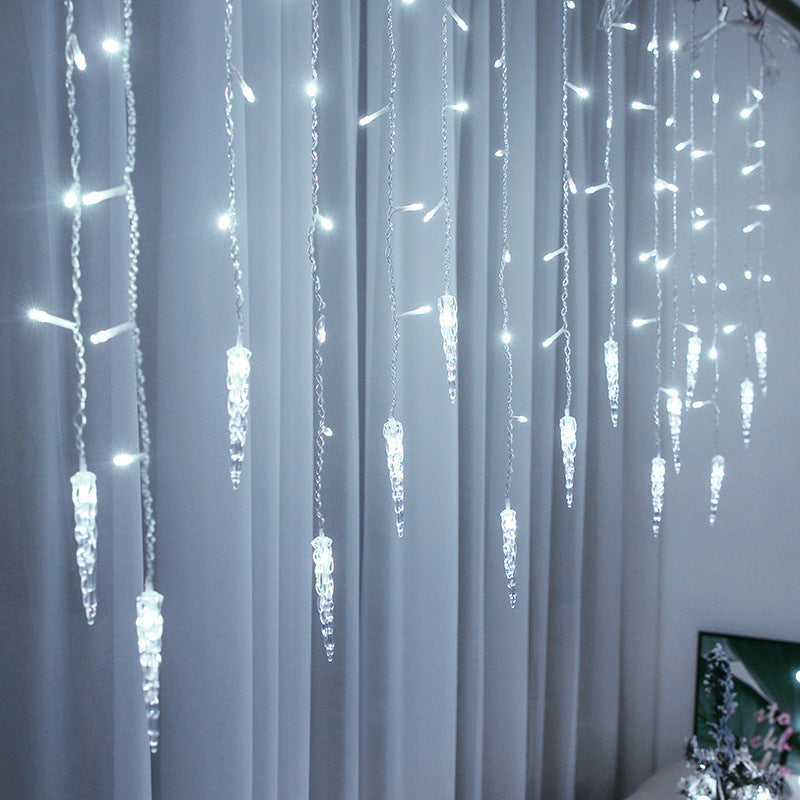 LED curtain lights with various motifs