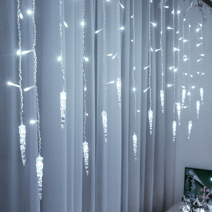 LED curtain lights with various motifs