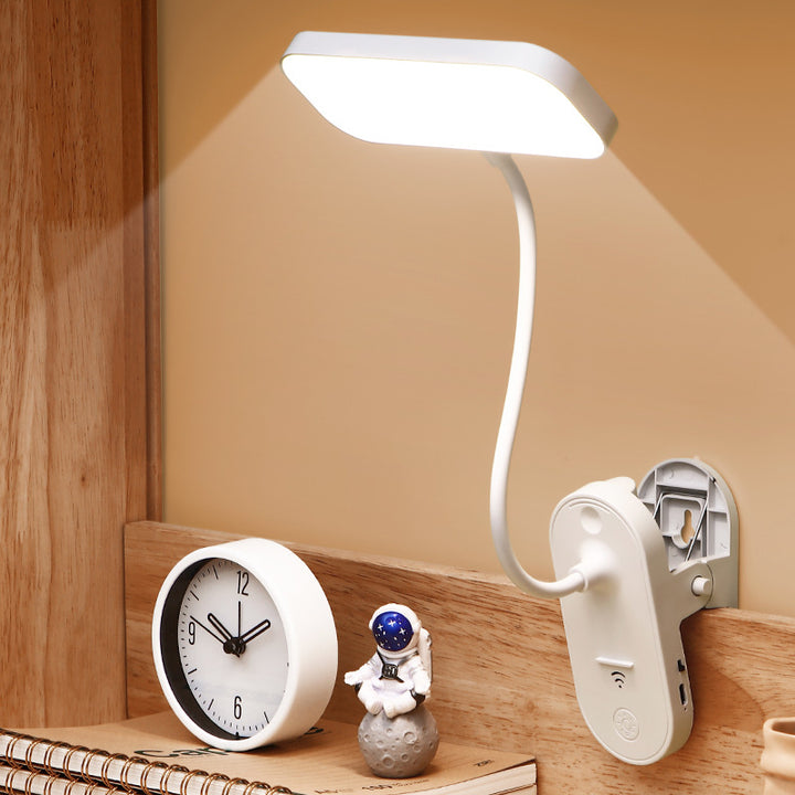 LED clip light for desk and bed, dimmable