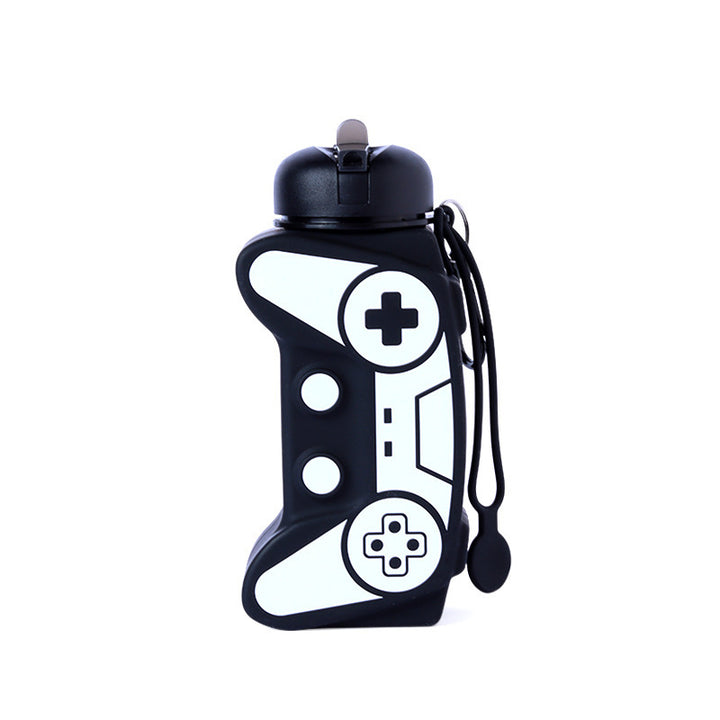 Foldable Silicone Drinking Bottle with Game Design 600 ml