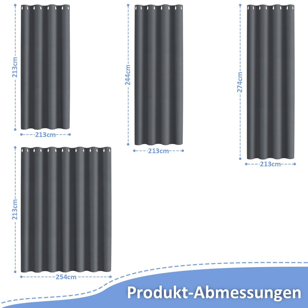 Outdoor Curtain Waterproof with Eyelets | Stornfield