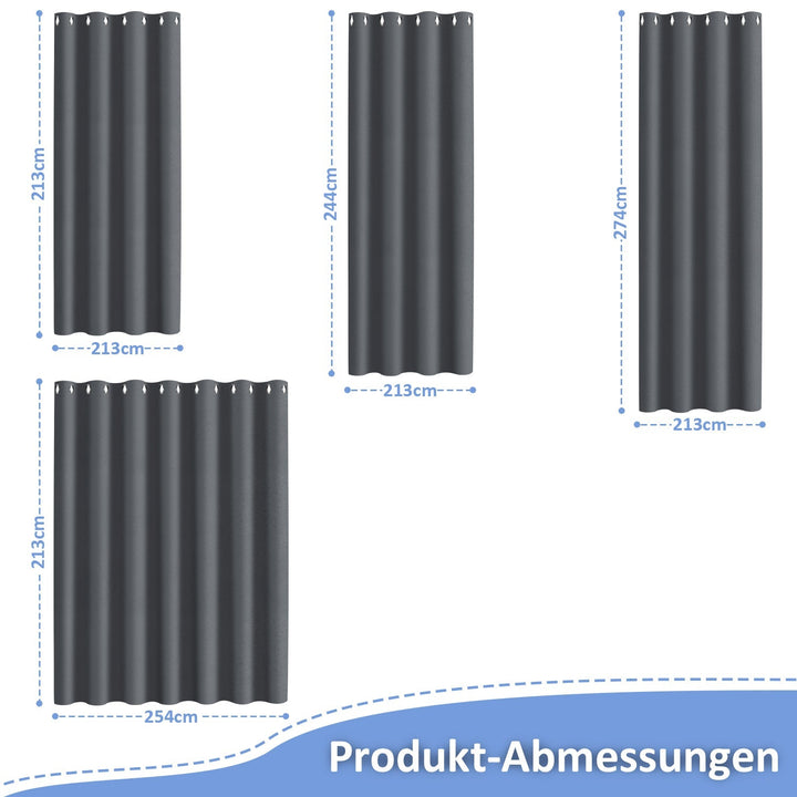 Outdoor Curtain Waterproof with Eyelets | Stornfield