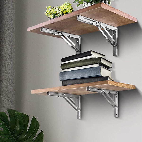 Foldable Bracket | 2 sets thick stainless steel folding table bracket | Stornfield