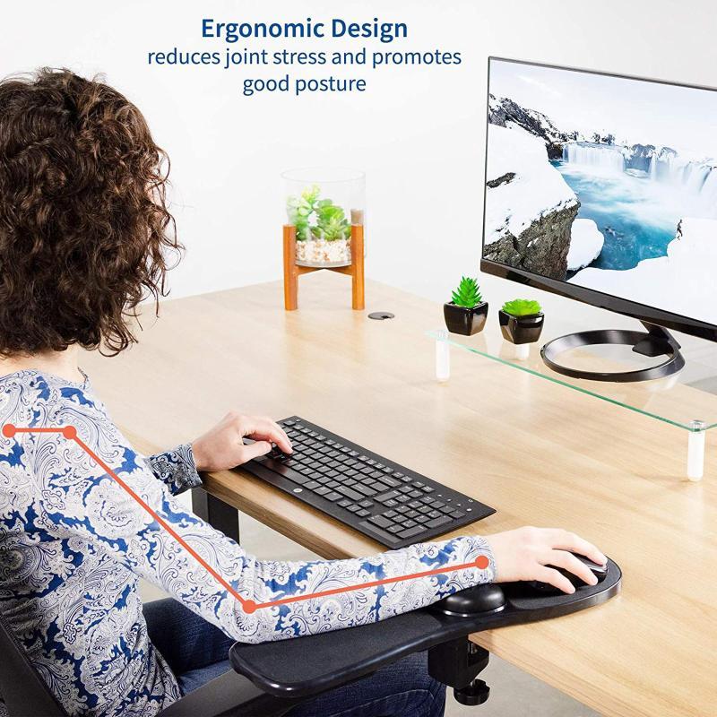 Ergonomic Armrest with Mouse Pad | Stornfield