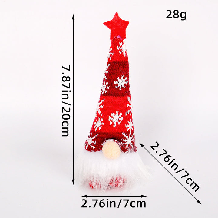 Bright Christmas Elf Figure with Sequins