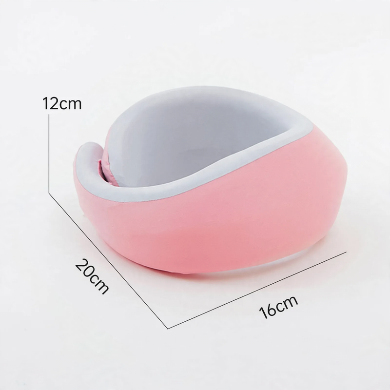 Neck support pillow U shape with memory foam
