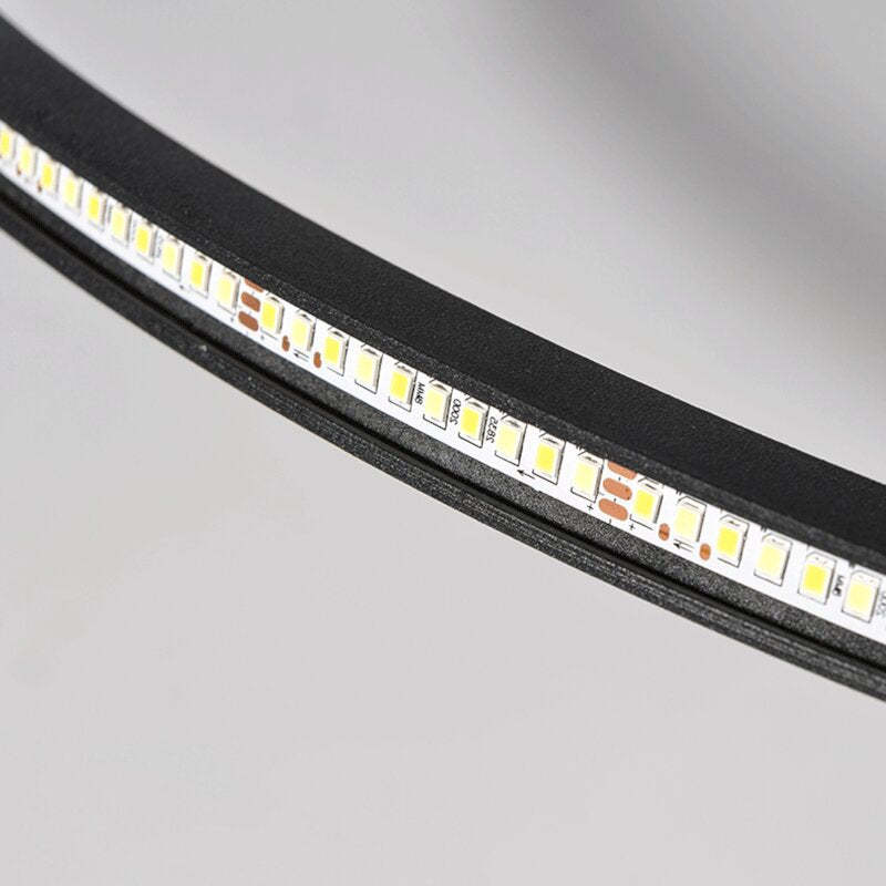 LunaNova - Modern LED Ceiling Light Metal/Acrylic for Living and Bedroom, Stornfieldack/White Design | Stornfield