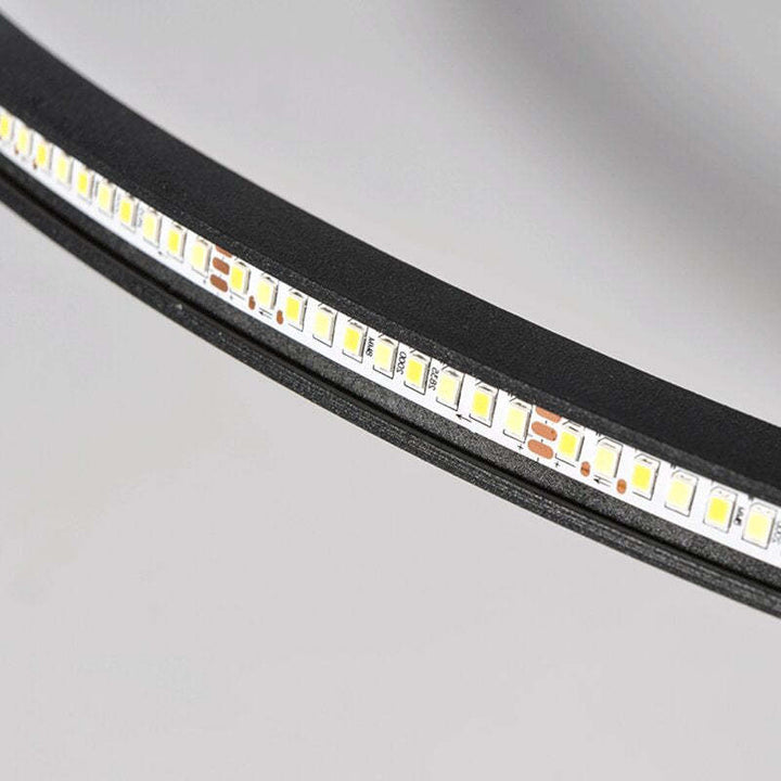 LunaNova - Modern LED Ceiling Light Metal/Acrylic for Living and Bedroom, Stornfieldack/White Design | Stornfield